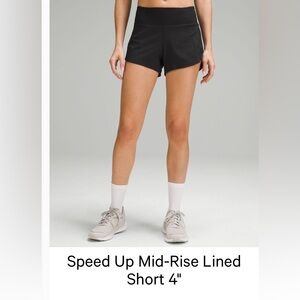 Women’s speed up lululemon shorts